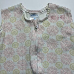 HALO SleepSack Gender Neutral Size Small Pink Yellow Floral Mandala